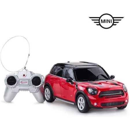 Az Trading & Import AZ Trading & Import MCC24R 0.0416 in. 1-24 Electric Cooper Remote Control & RC Cars Xmas Gifts for Kids Mini Vehicle Toy - Red MCC24R